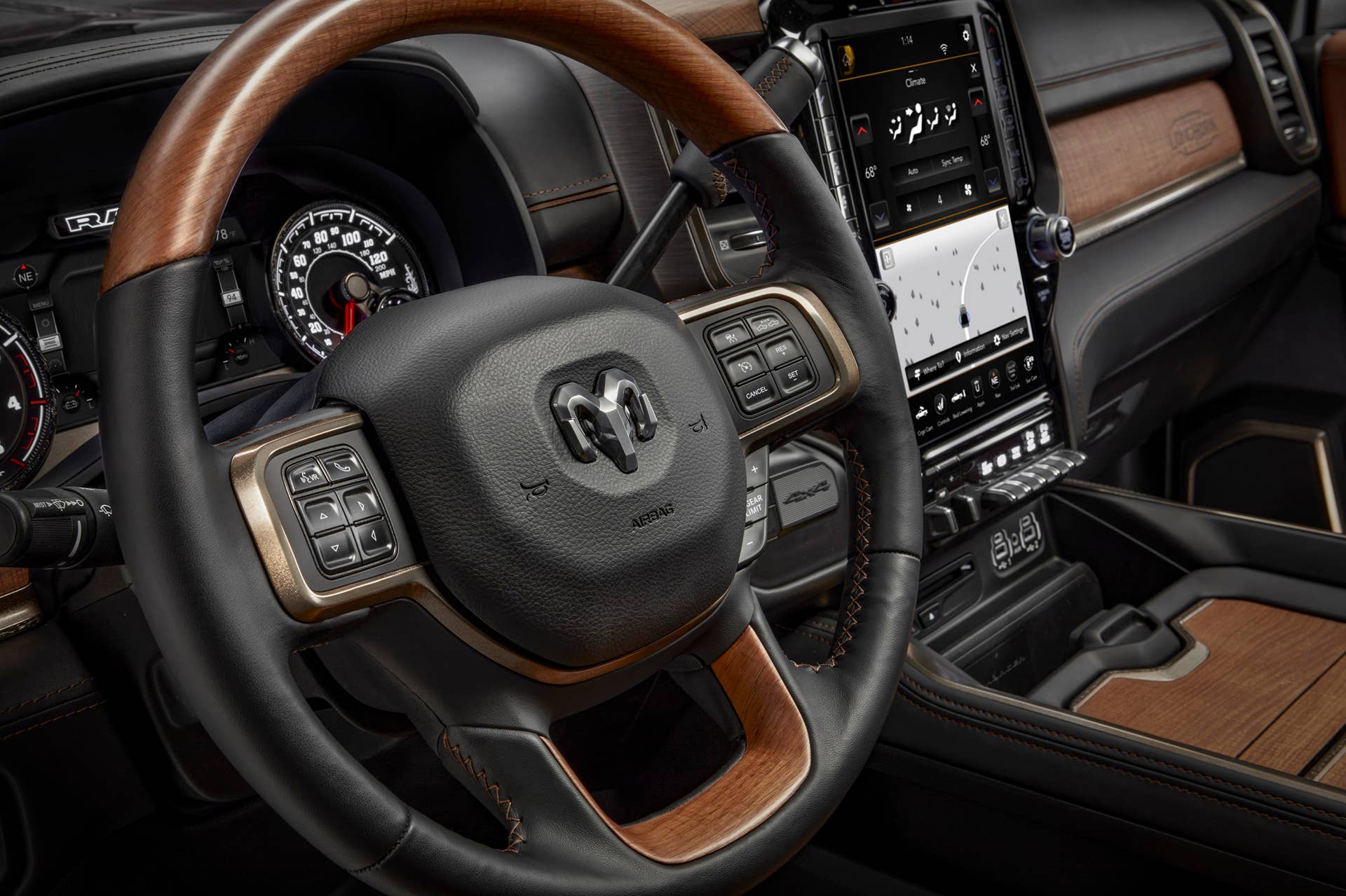 2019 Ram 2500 HD and 3500 HD interior