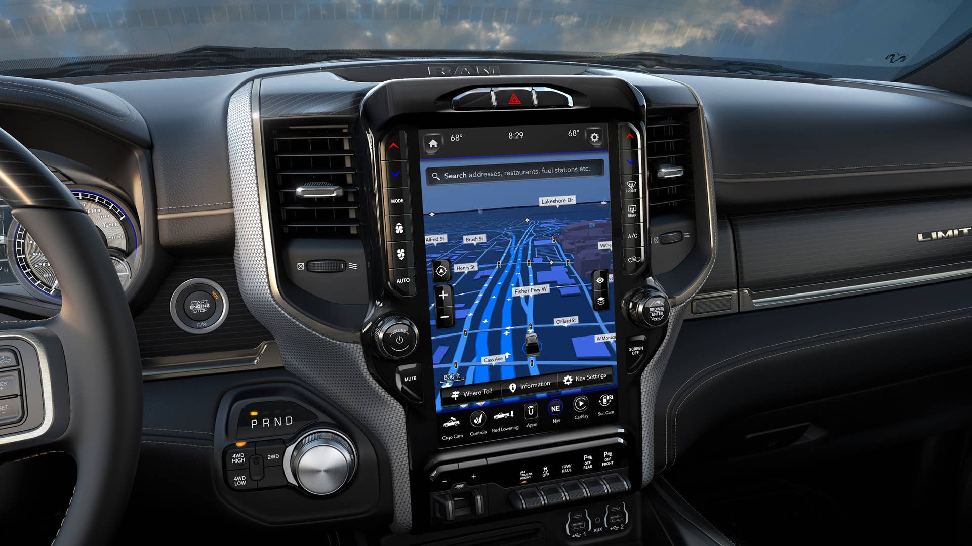 2019 Ram 2500 HD and 3500 HD interior