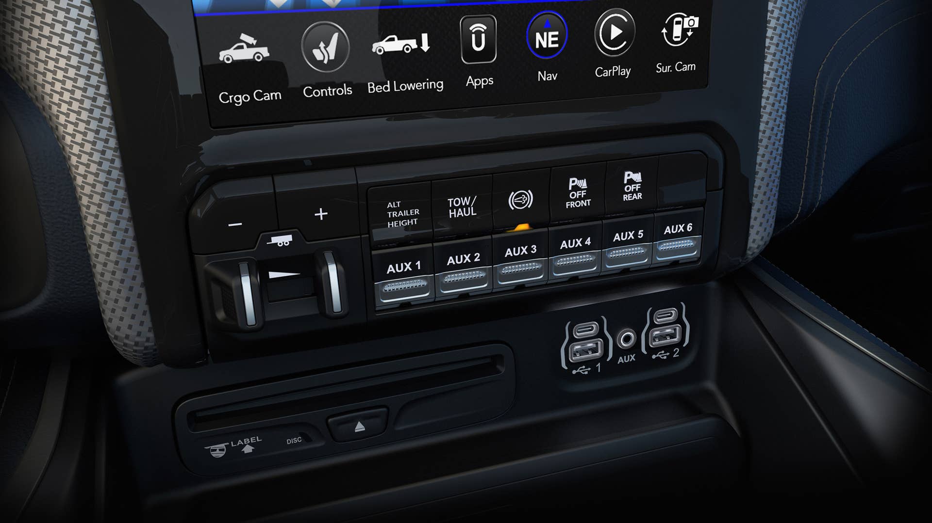 2019 Ram 2500 HD and 3500 HD interior