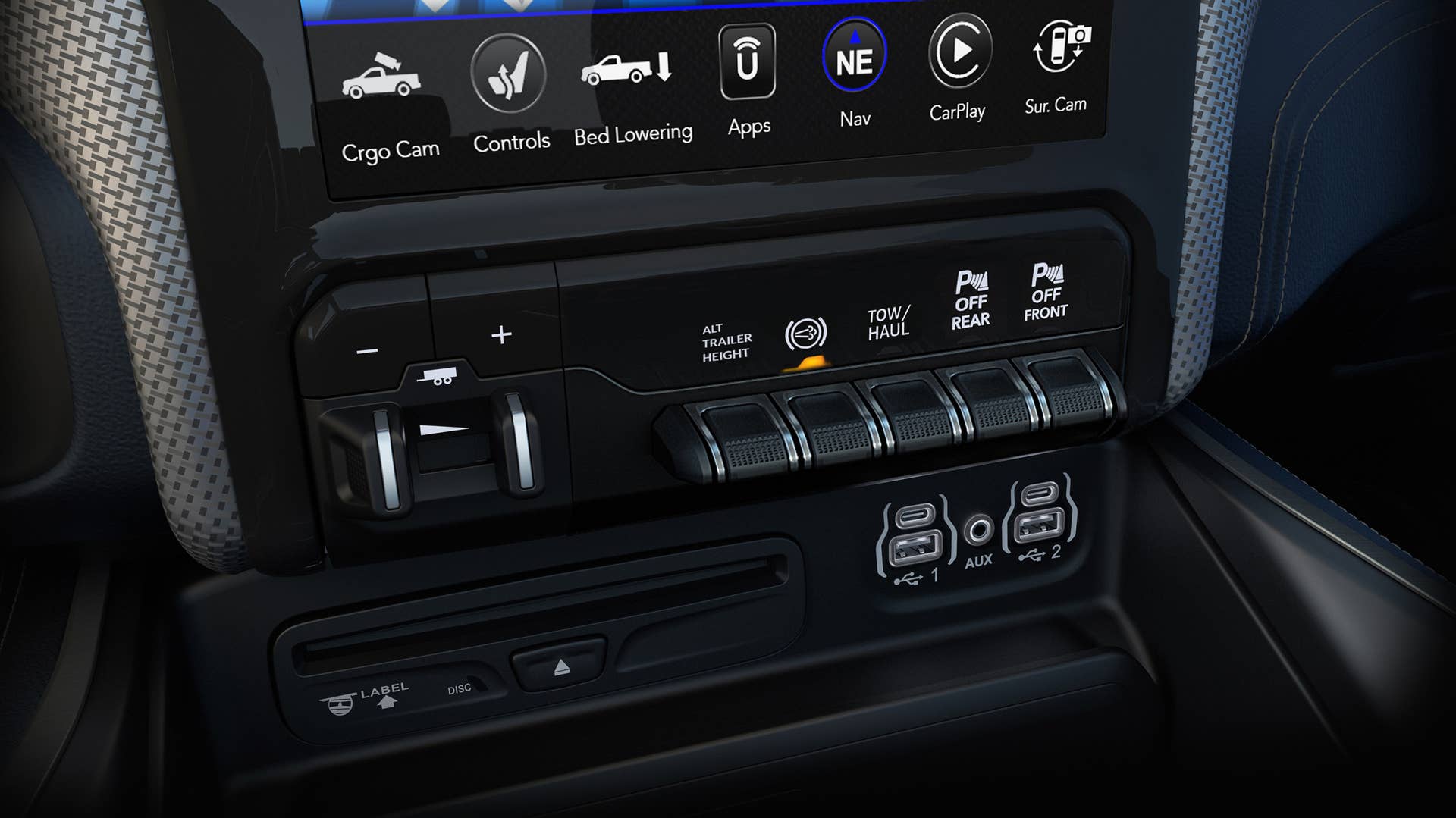 2019 Ram 2500 HD and 3500 HD interior