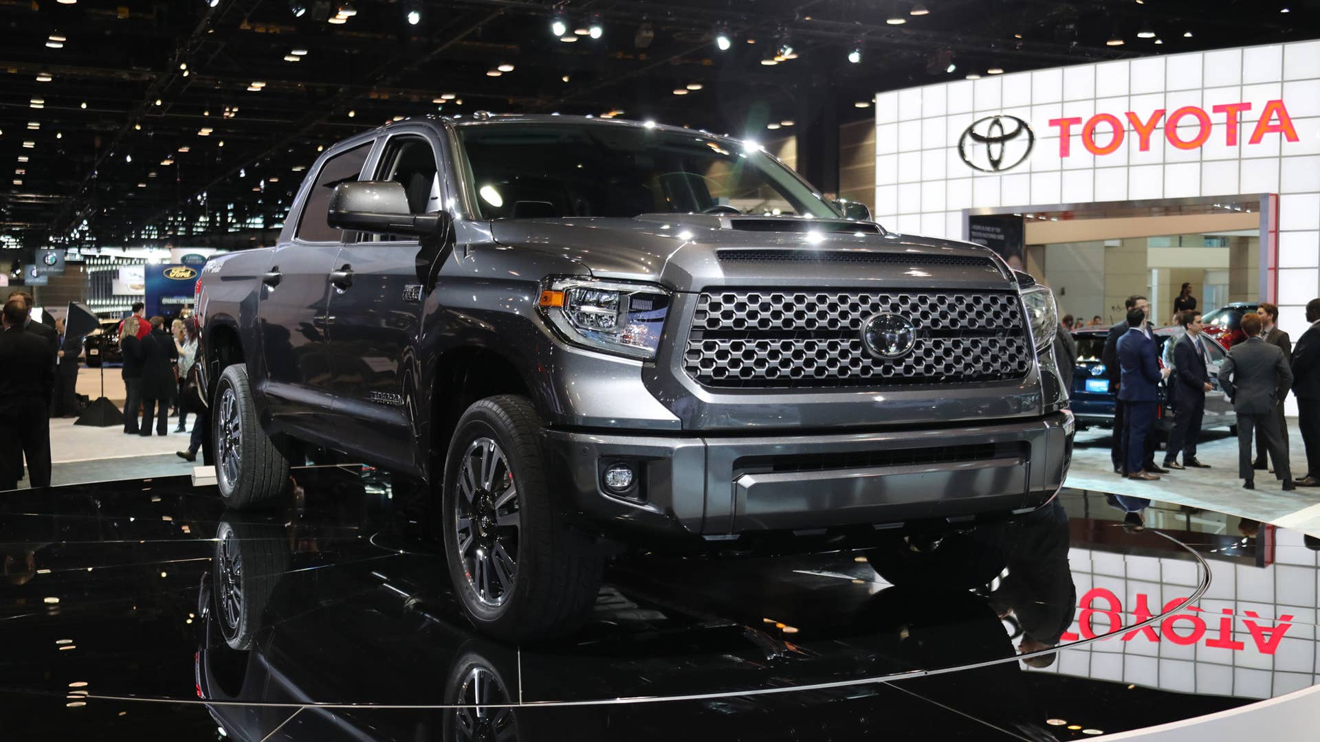2018 Toyota Tundra TRD Sport front quarter