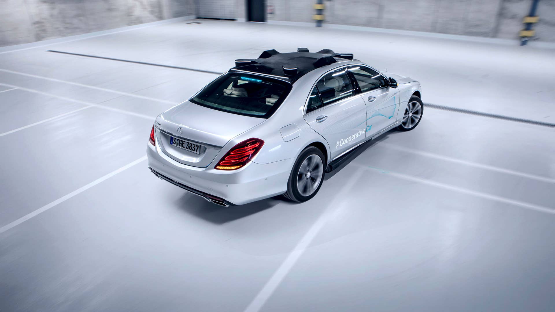 Autonomous Mercedes-Benz S-Class Cooperative Car