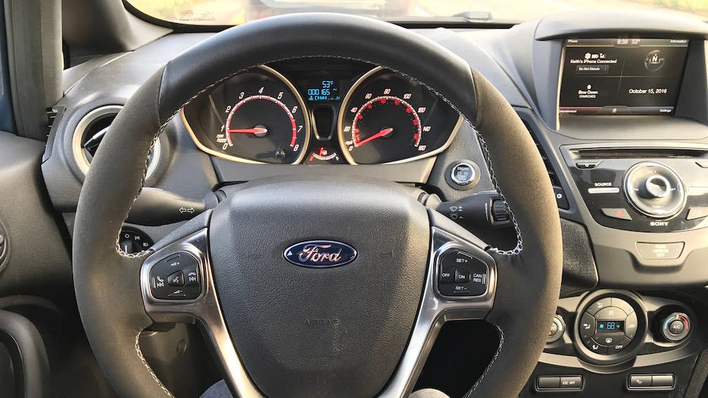 Liquid Blue Ford Fiesta ST Steering Wheel
