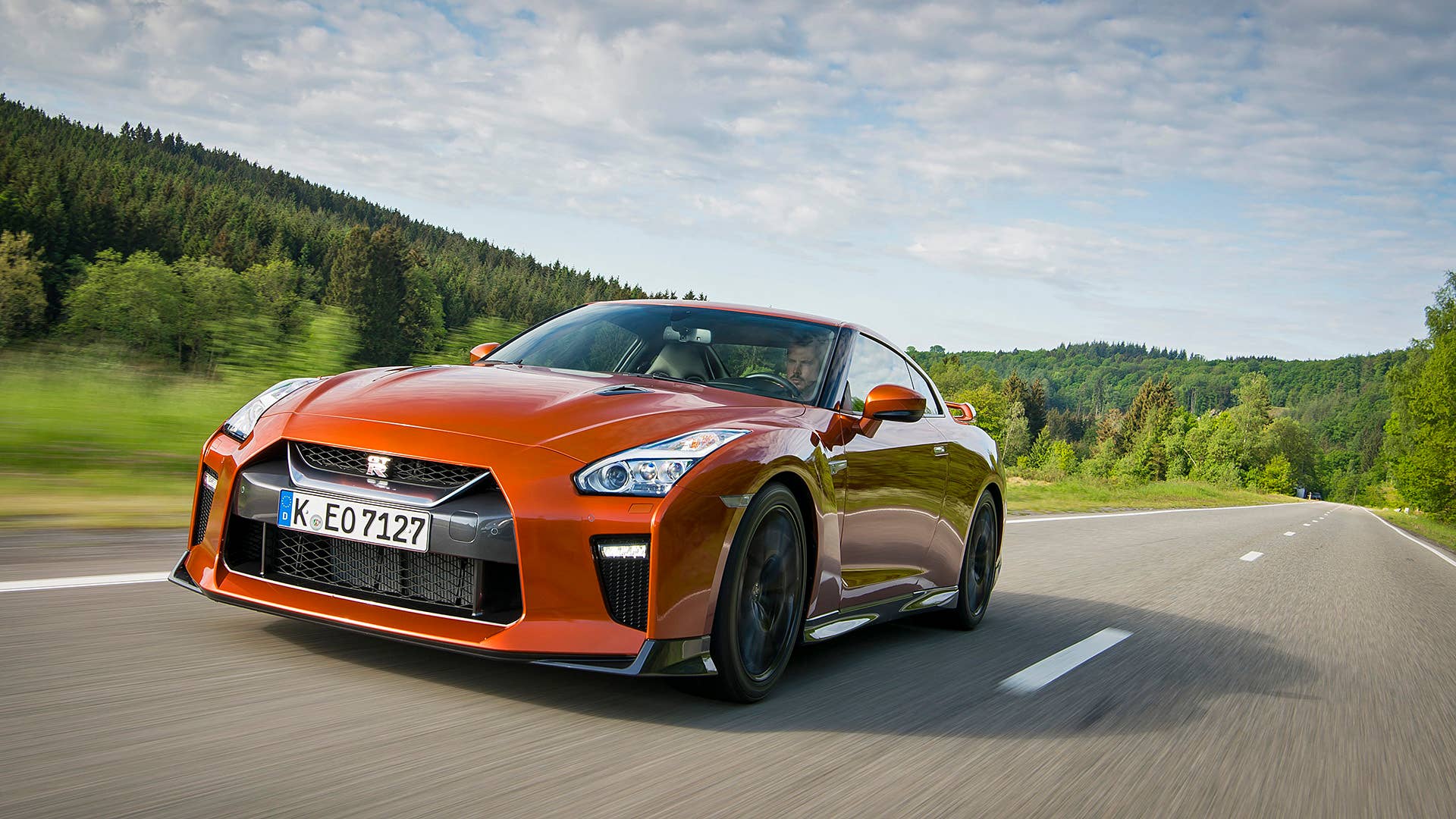 2017 Nissan GT-R driving