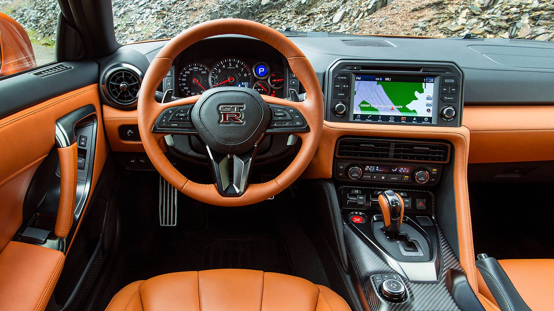 2017 Nissan GT-R interior