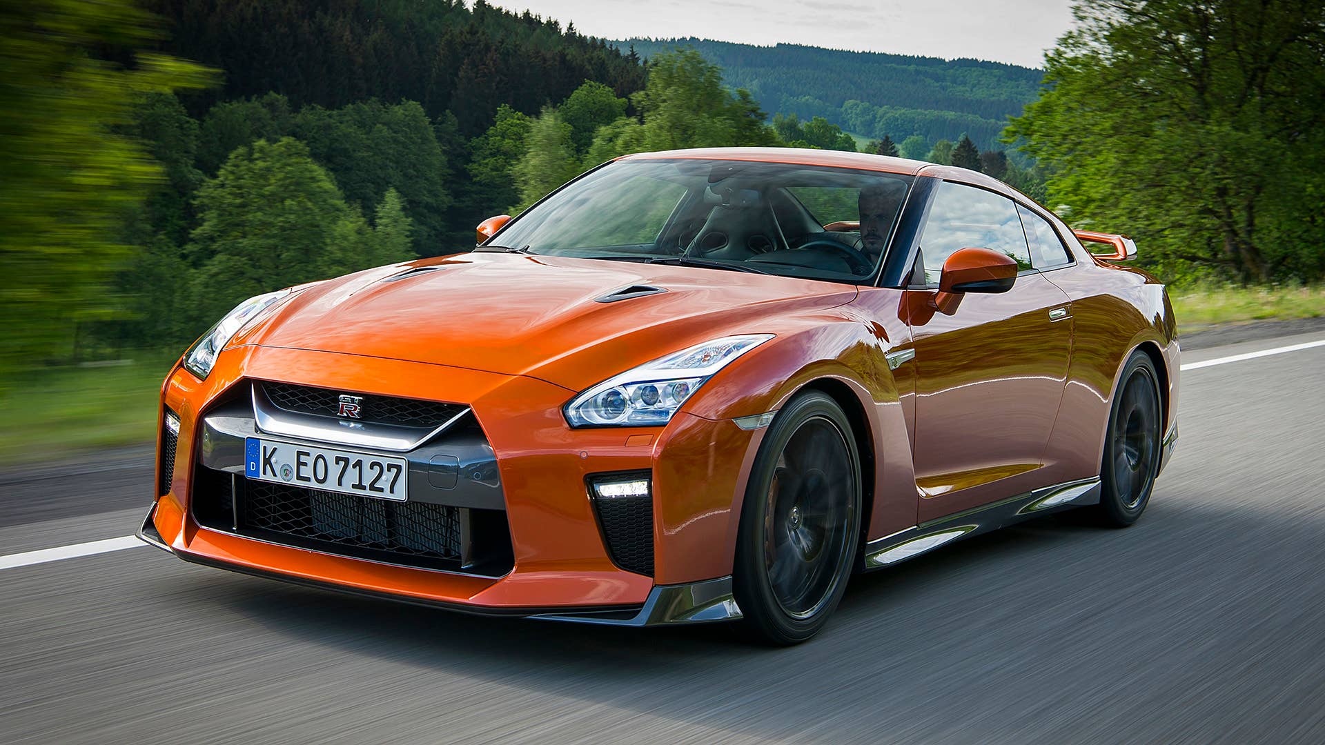 2017 Nissan GT-R driving