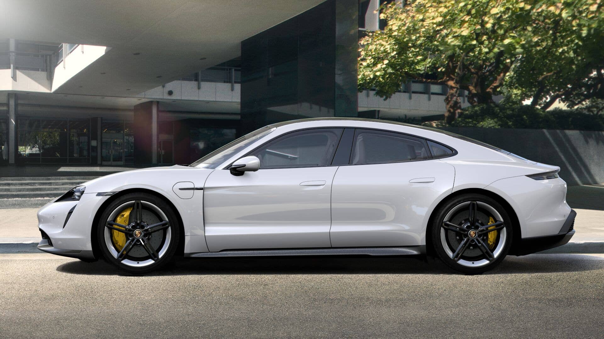 2020 Porsche Taycan in Carrara White Metallic