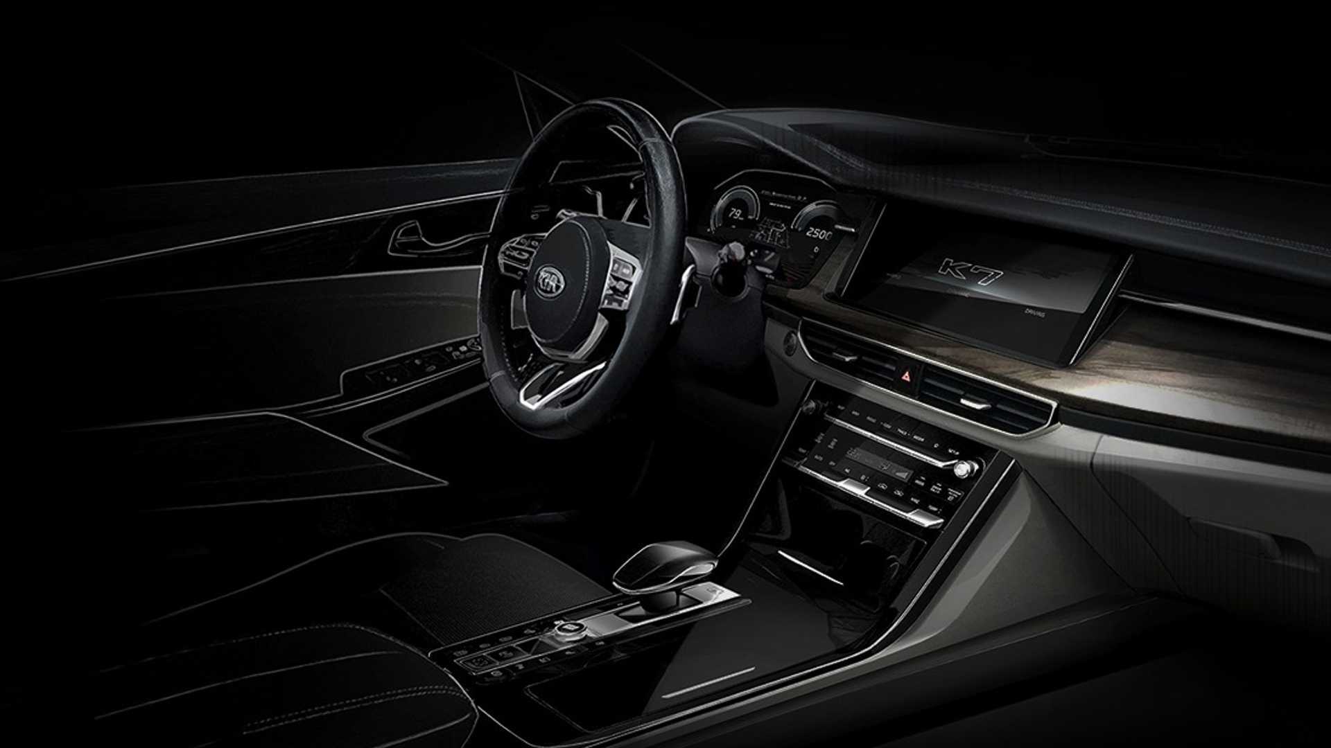 Kia K7 Cadenza Teaser Sketches