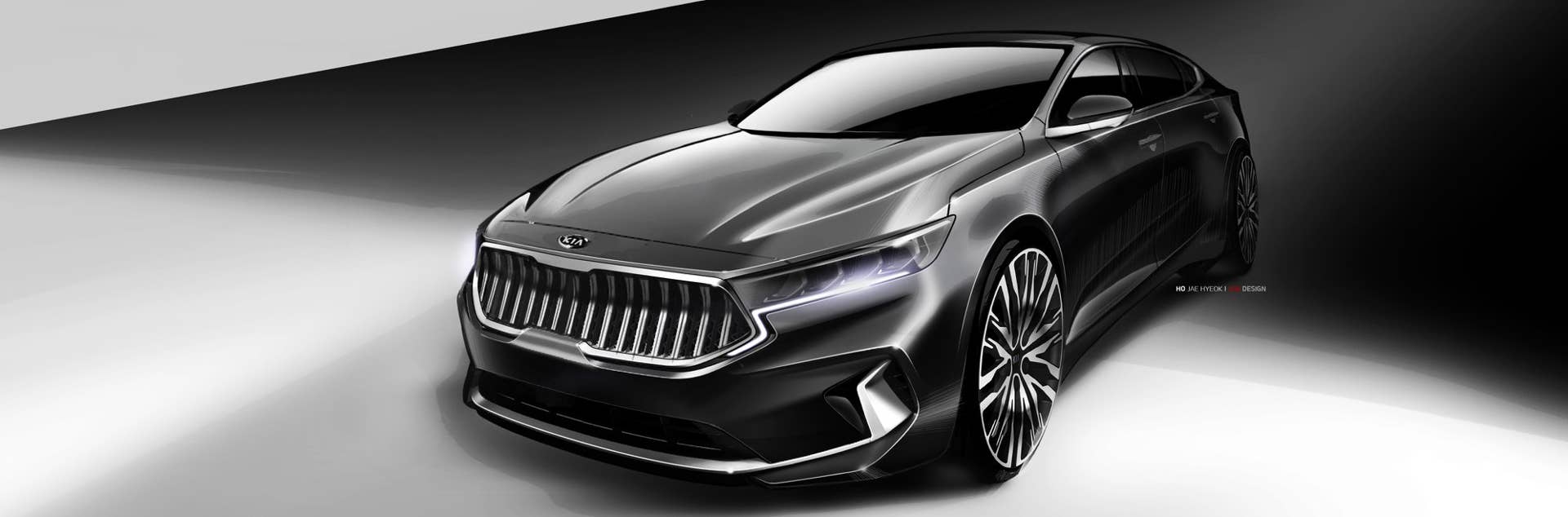 The facelifted Kia K7 Cadenza shows off sharper lines, more jewelry, and an upscale interior.