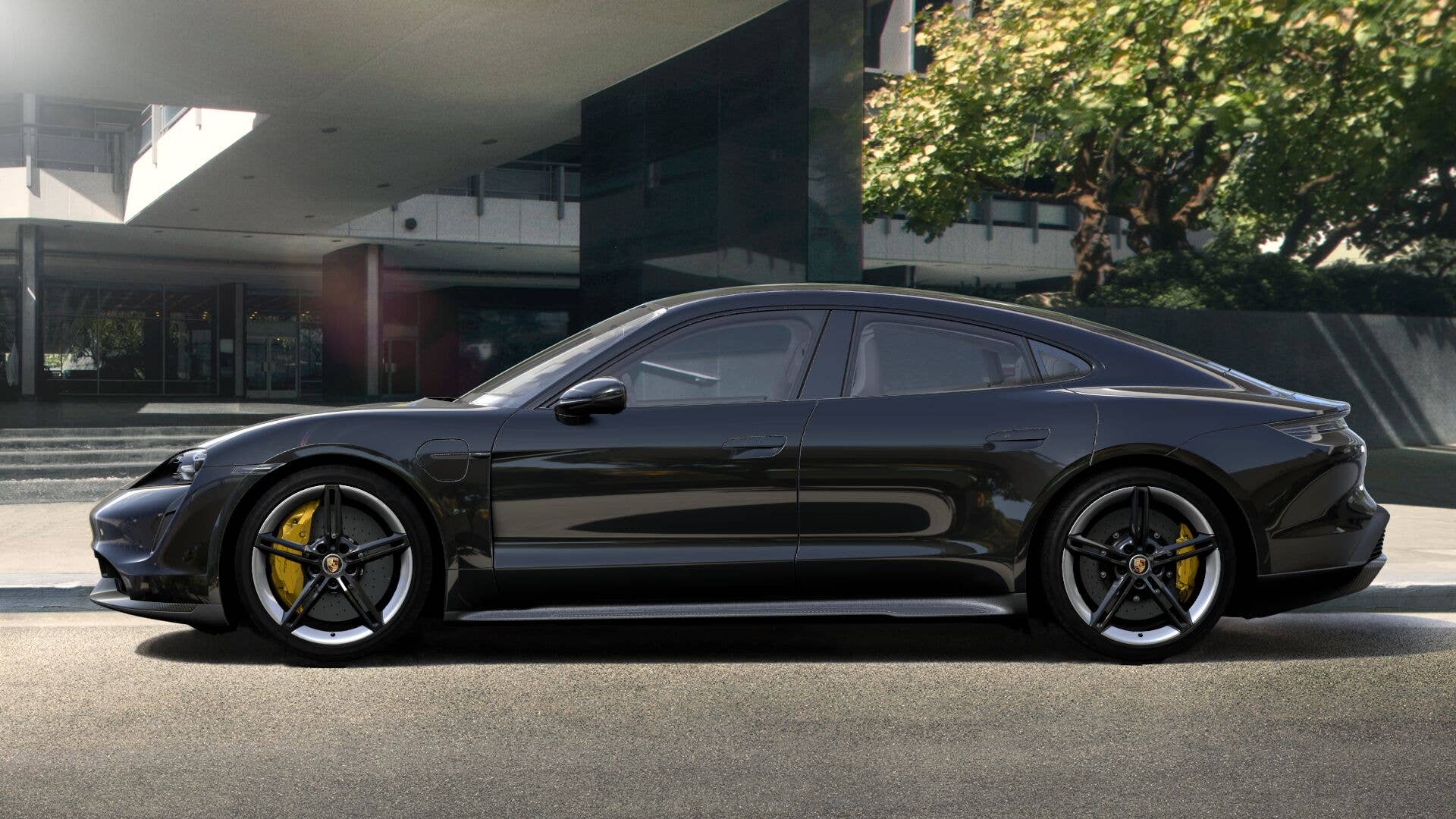 2020 Porsche Taycan in Jet Black Metallic