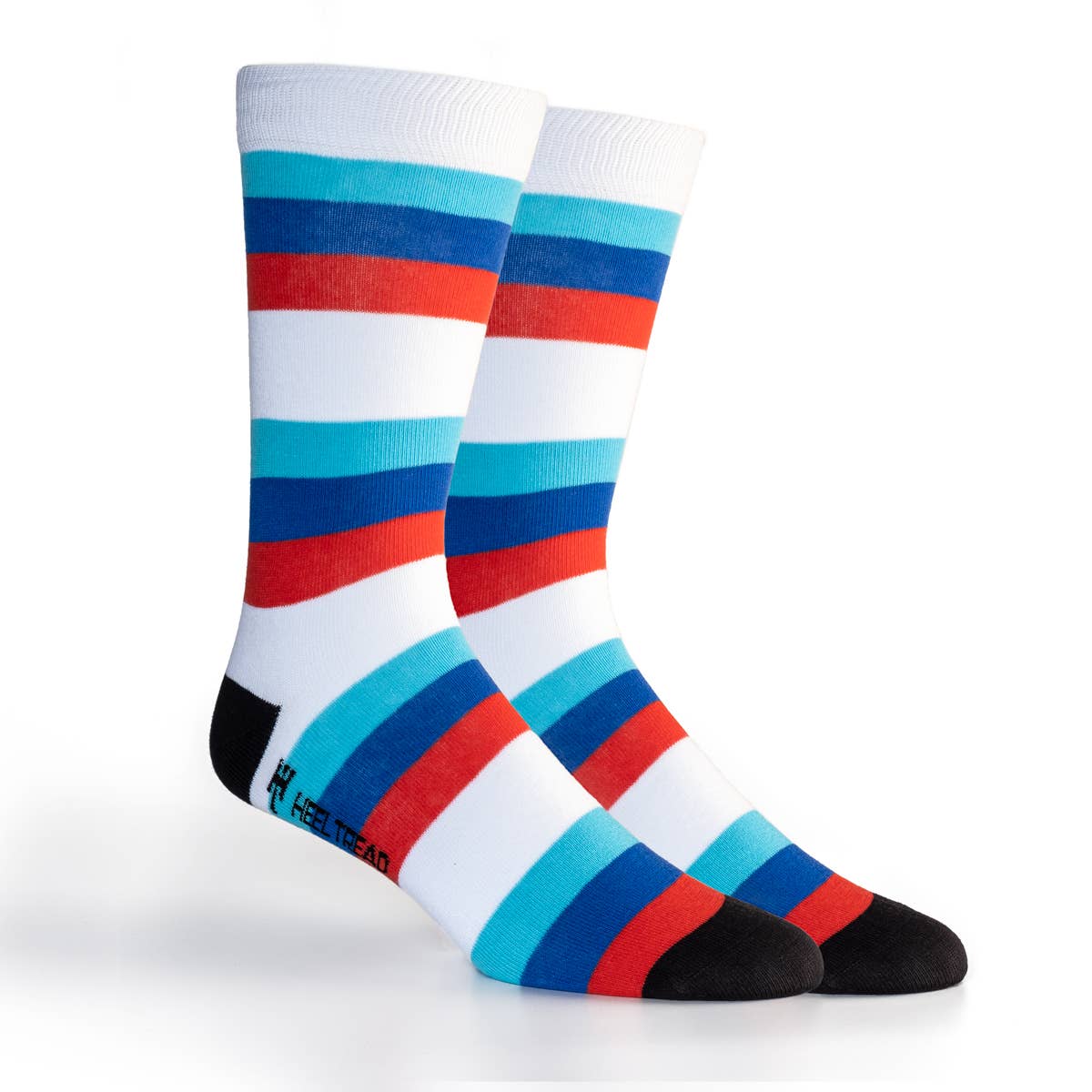 Red, White, Blue, Black, Turquoise