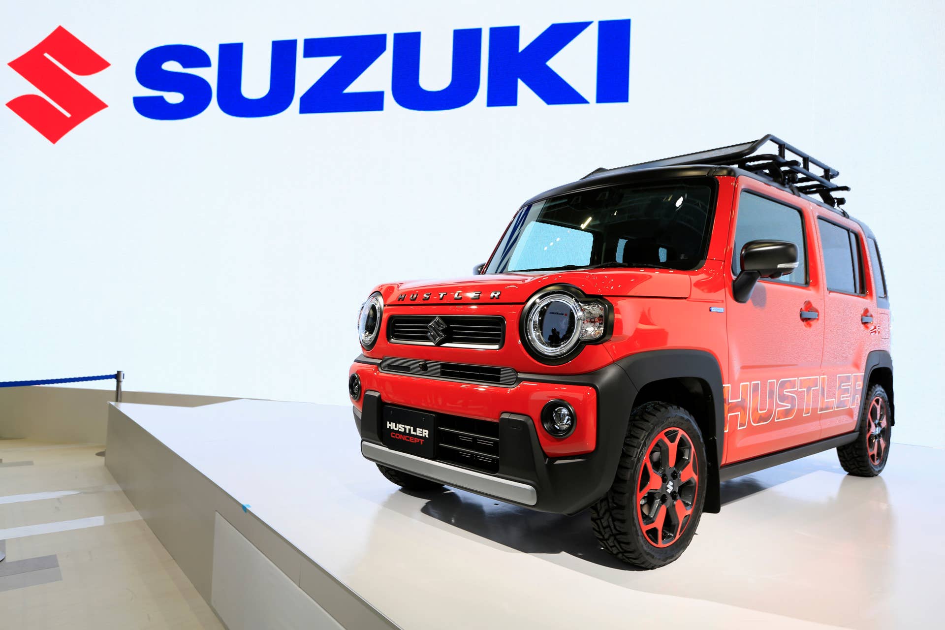 Suzuki's Hustler Concept car is displayed during the Tokyo Motor Show, in Tokyo, Japan October 23, 2019. REUTERS/Soe Zeya Tun