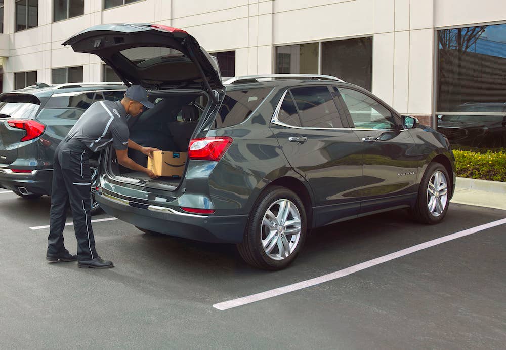 Amazon packages can now be delivered to more than 7 million Chevrolet, Buick, GMC and Cadillac vehicles
