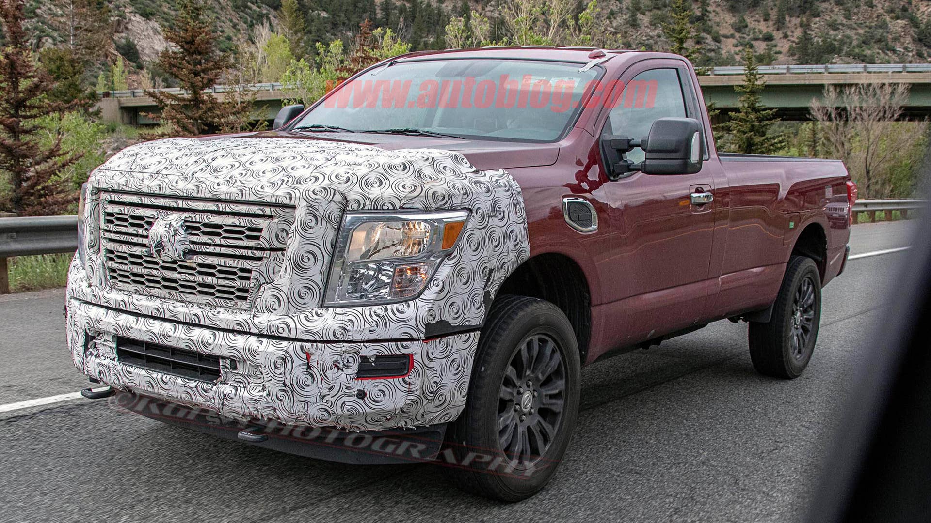 2020 Nissan Titan XD spied