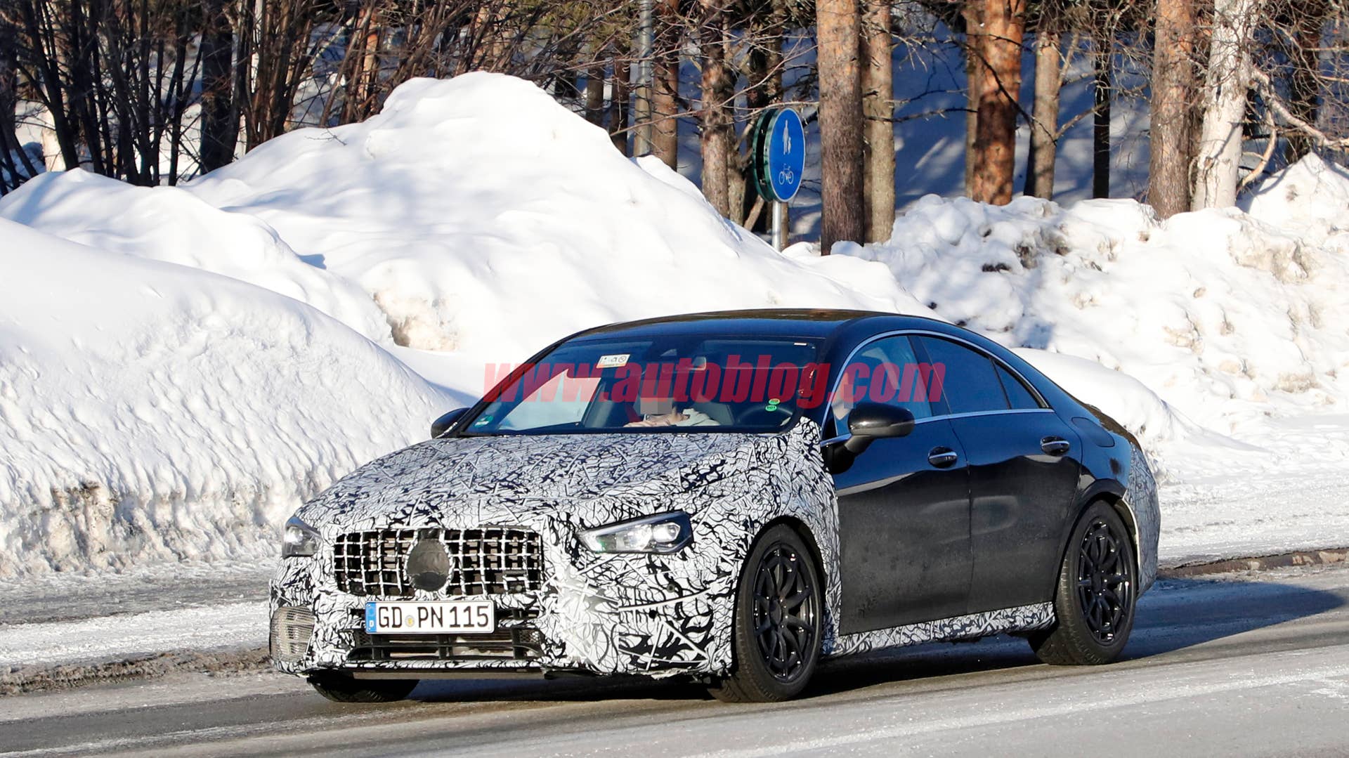 Mercedes-AMG CLA 45 spy shots