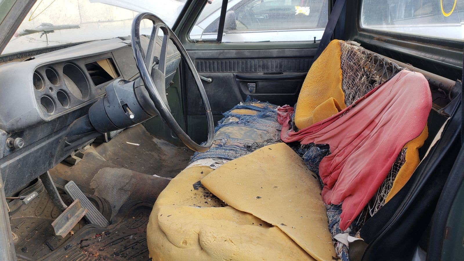 Junked 1976 Dodge D-100 pickup