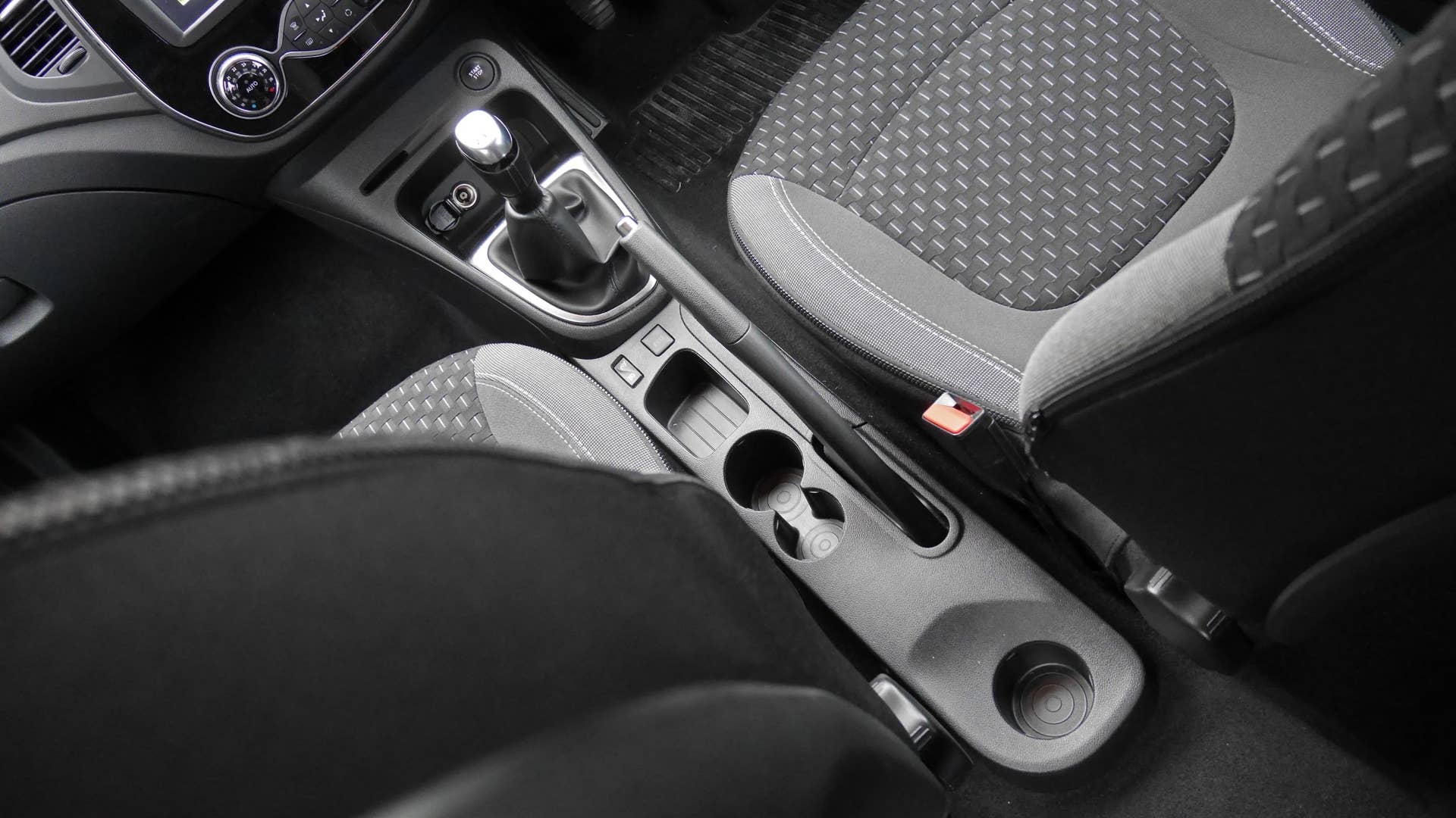 Behold, how not to design a center console.