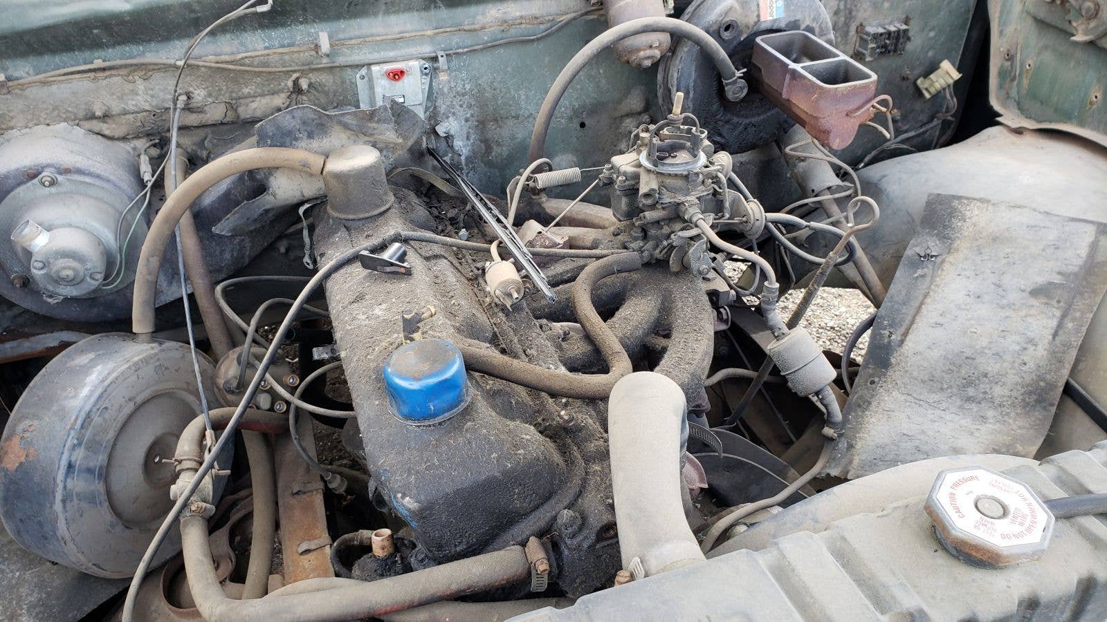 Junked 1976 Dodge D-100 pickup