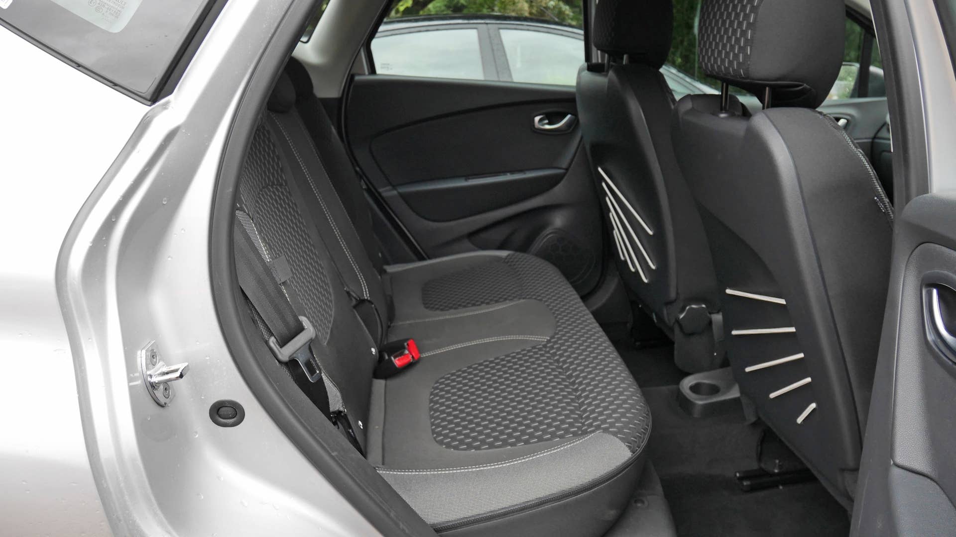 The back seat is mounted quite high so space is great for such a small SUV.