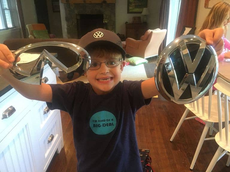 This 5-year-old wrote all the car companies asking for souvenirs. The automakers came through big-time.
