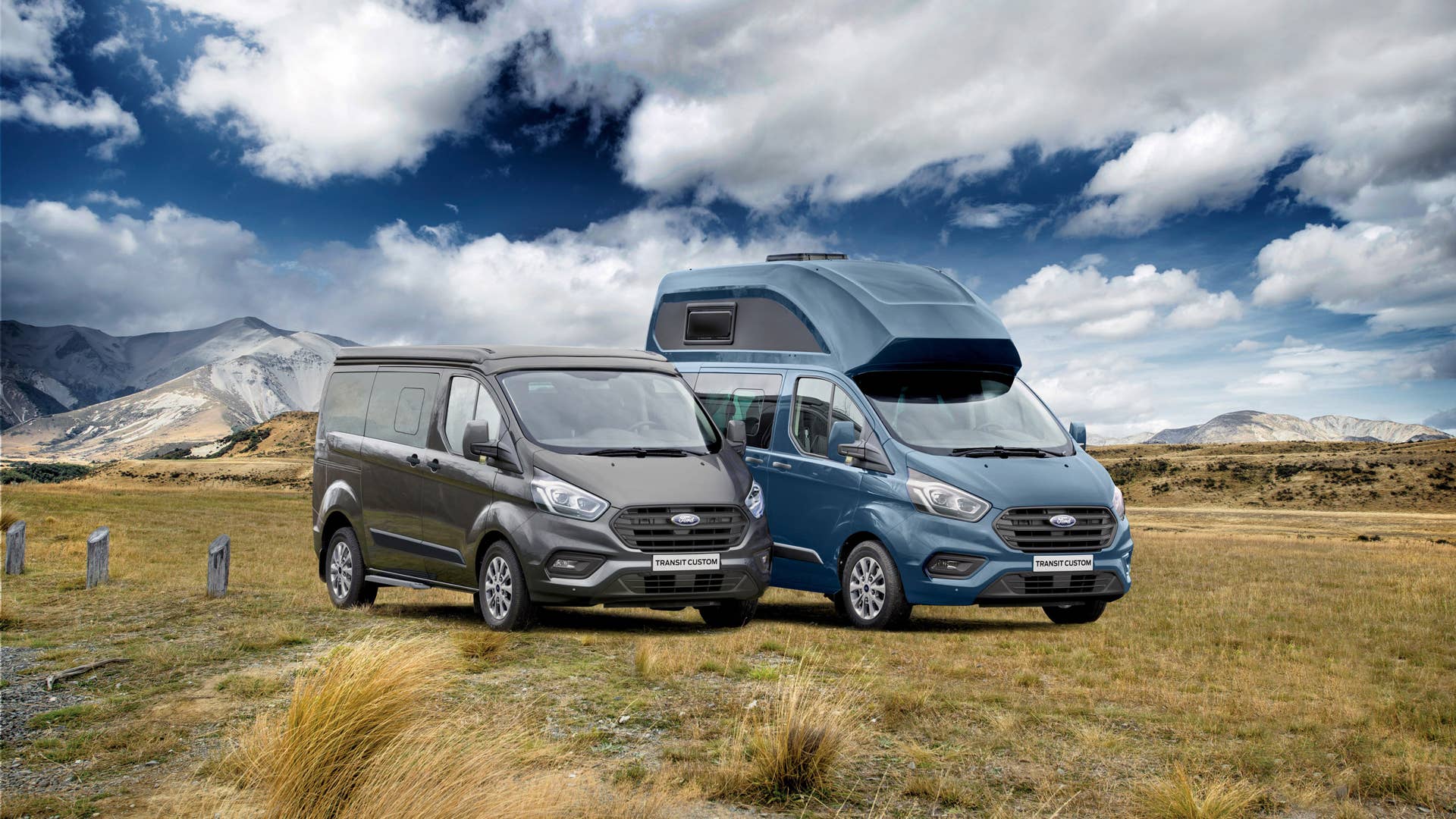 In Europe, Ford collaborated with Westfalia to create a practical camper van.