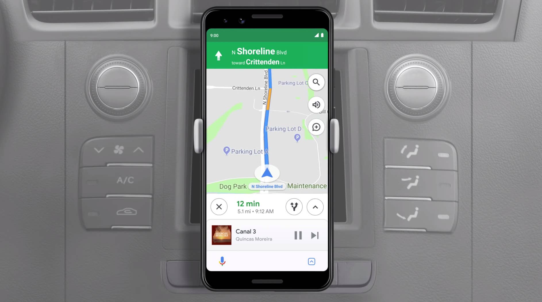 Google Assistant driving mode
