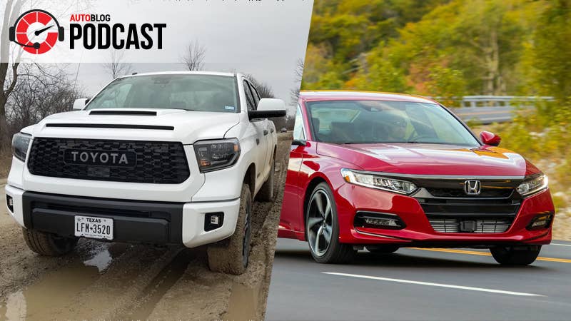Toyota Tundra (left) and Honda Accord (right)
