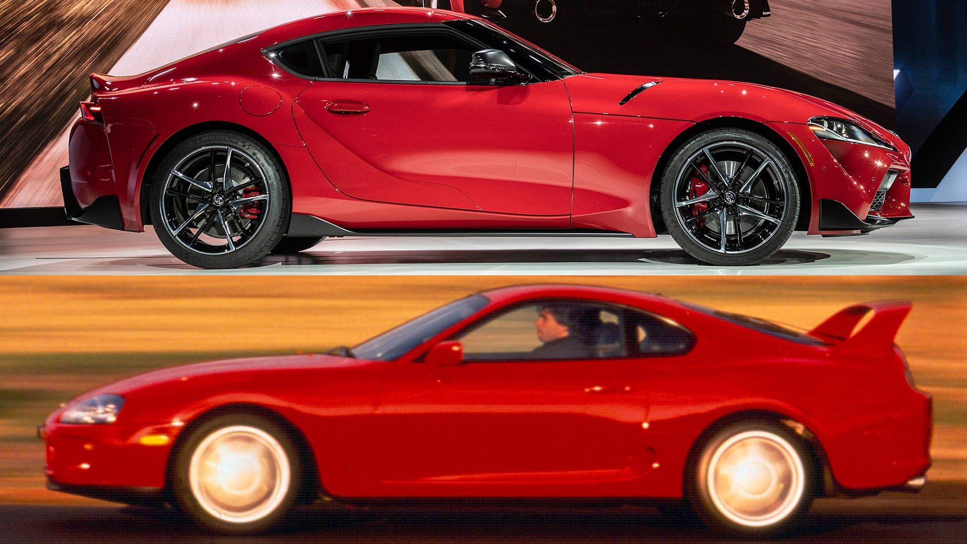 2019 Toyota Supra and 1993 Toyota Supra