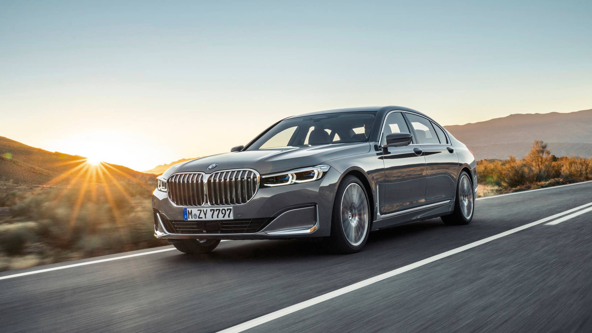 New flagship sedan gets a bigger grille and more power.