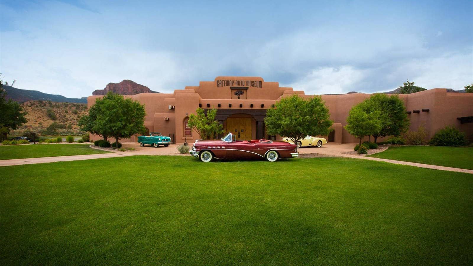 The Gateway Auto Museum is included in the sale of Gateway Canyons Ranch.