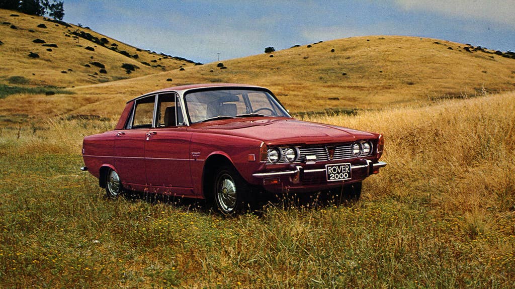 "Road Rovers", from the 1950s to the end of the century; several are photographed off-road.