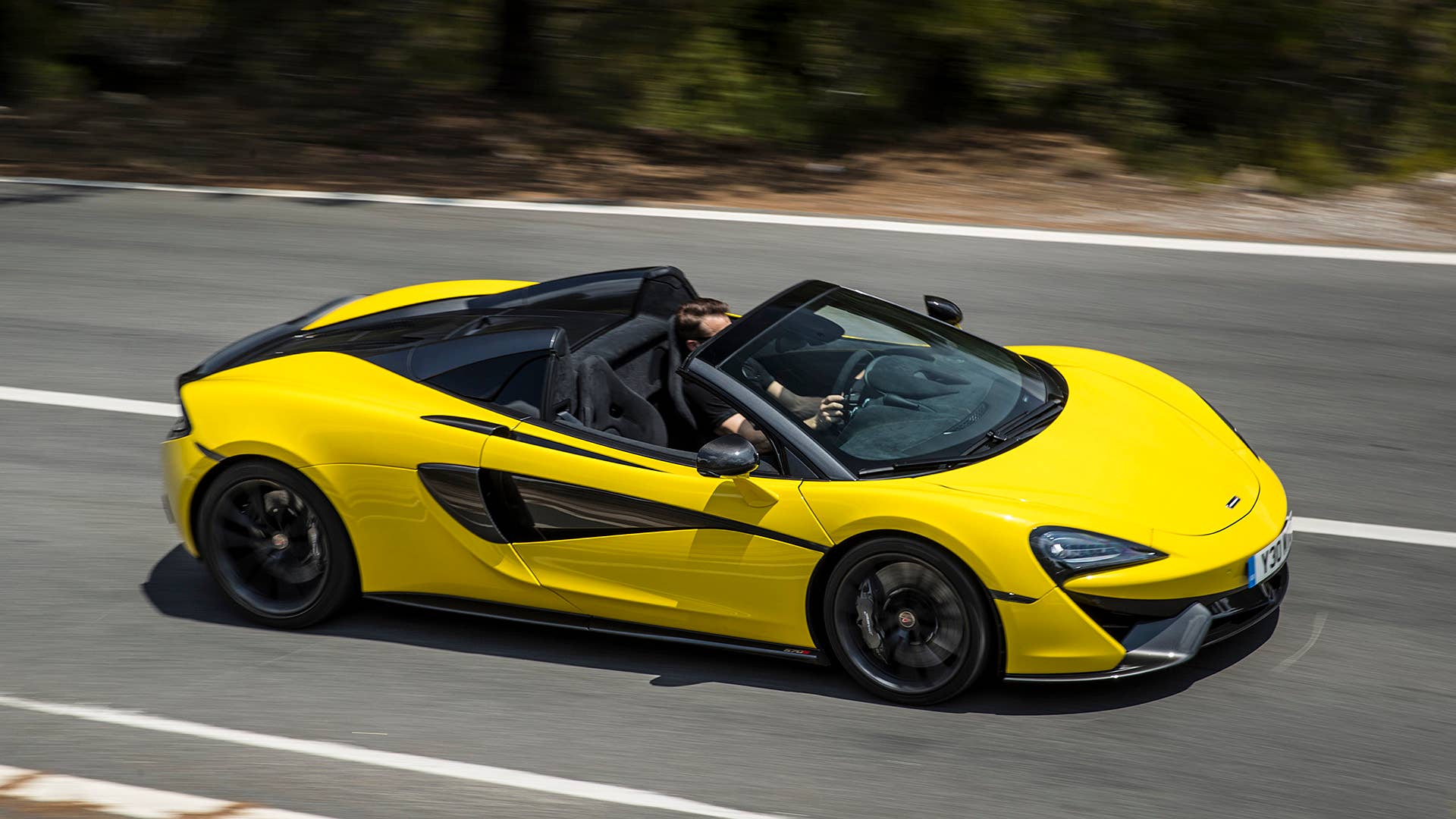 McLaren 570S Spider Launch World Copyright: Â©McLarenAutomotive Ref: McLaren-570S-SpiderLaunch-22.CR2