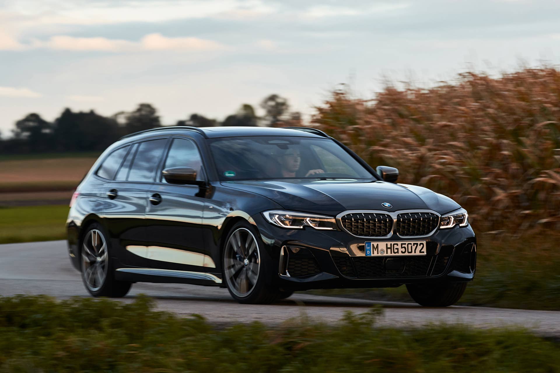 The M340i xDrive touring gets the same turbocharged inline-six with 374 hp and 369 lb-ft.