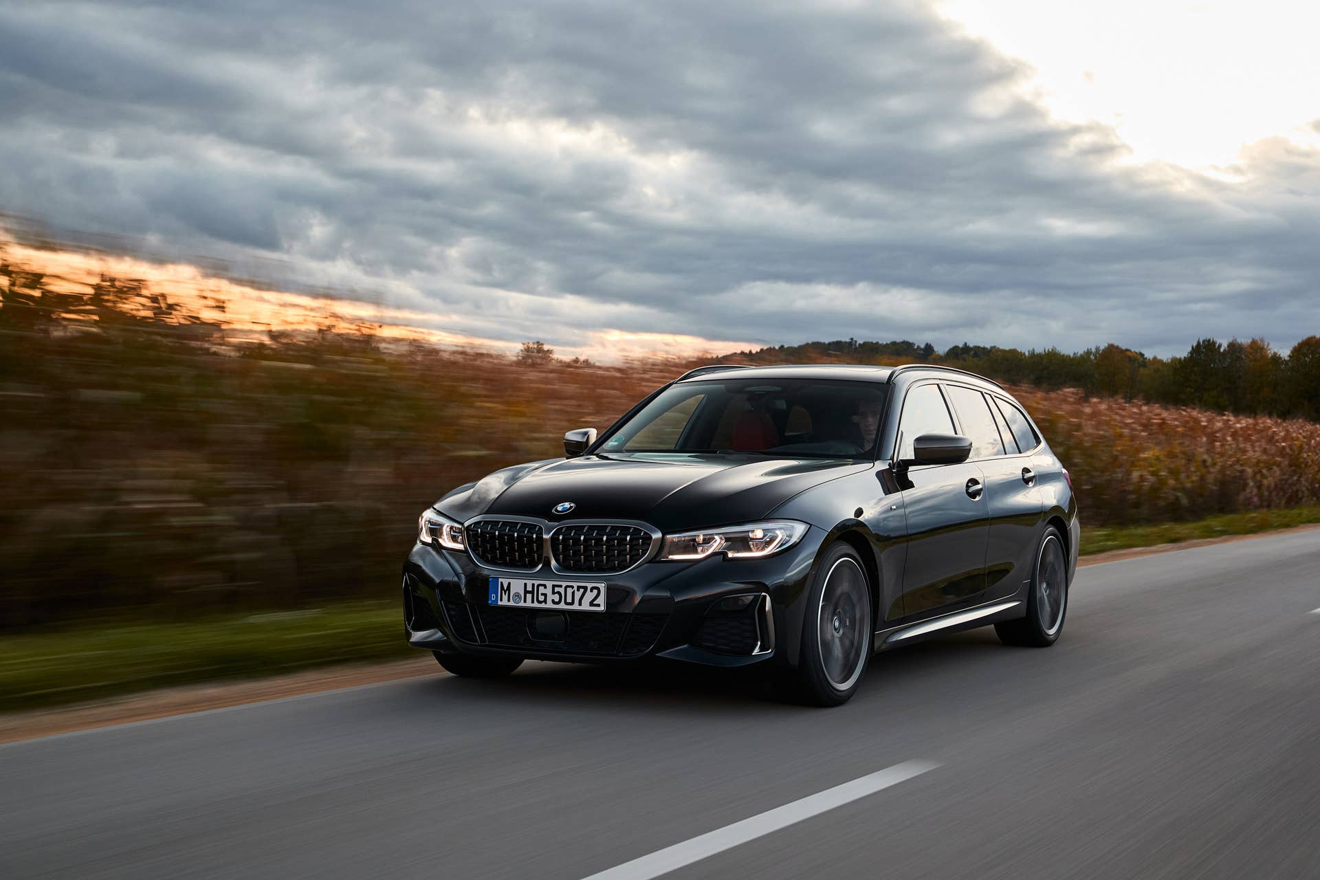 The M340i xDrive touring gets the same turbocharged inline-six with 374 hp and 369 lb-ft.