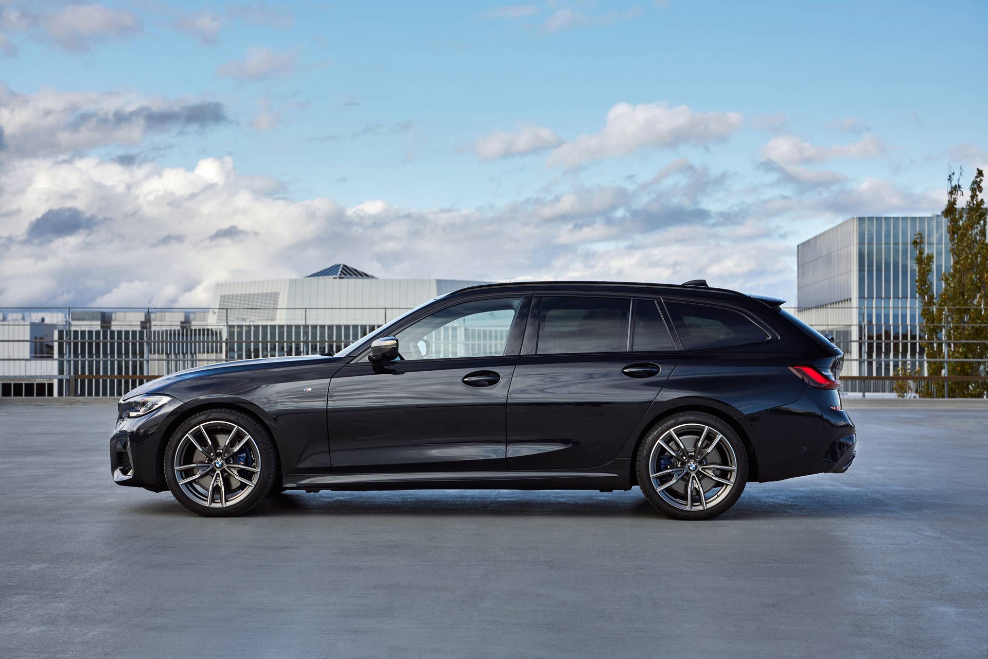 The M340i xDrive touring gets the same turbocharged inline-six with 374 hp and 369 lb-ft.