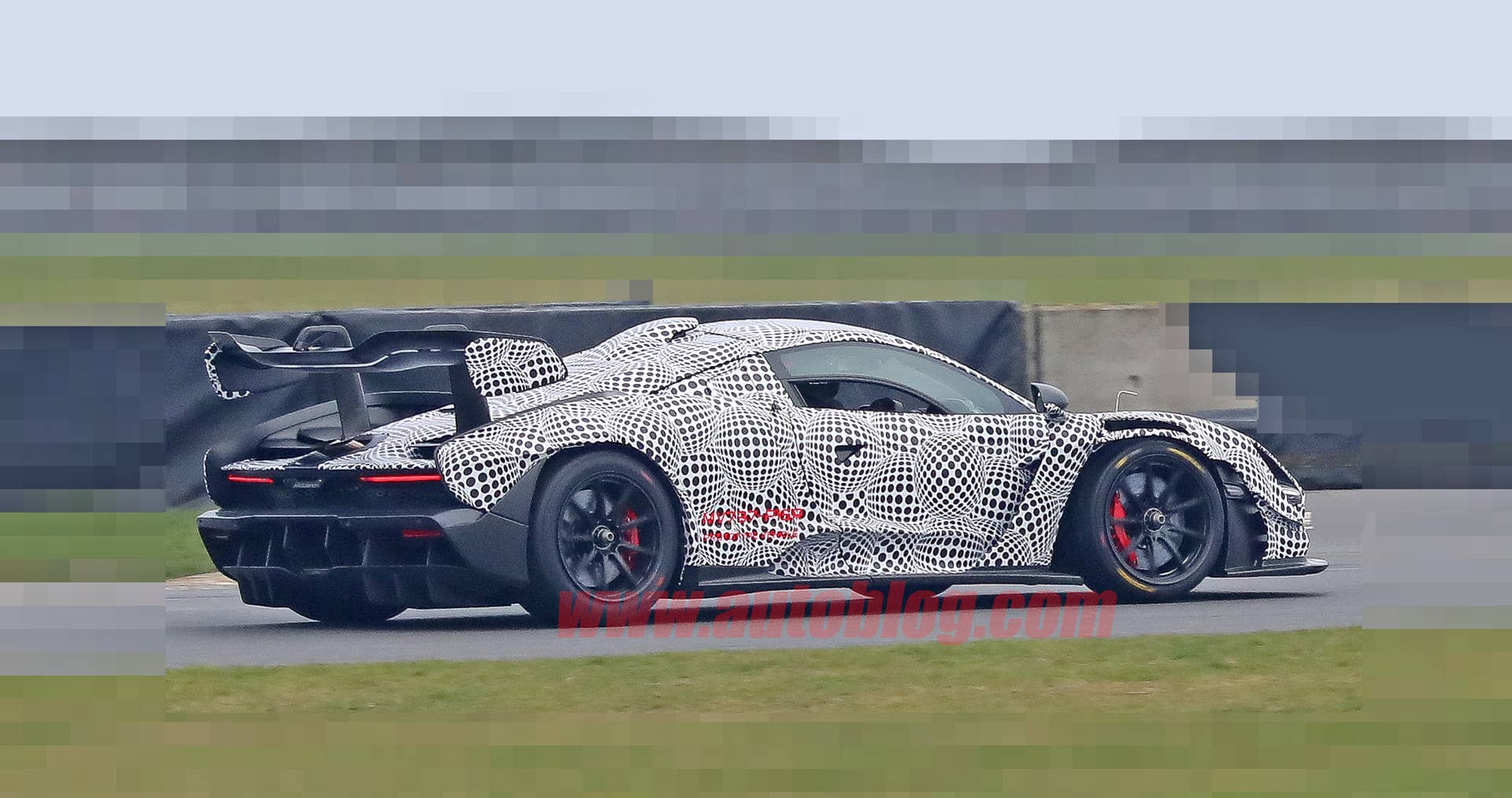 McLaren Senna GTR spy photos