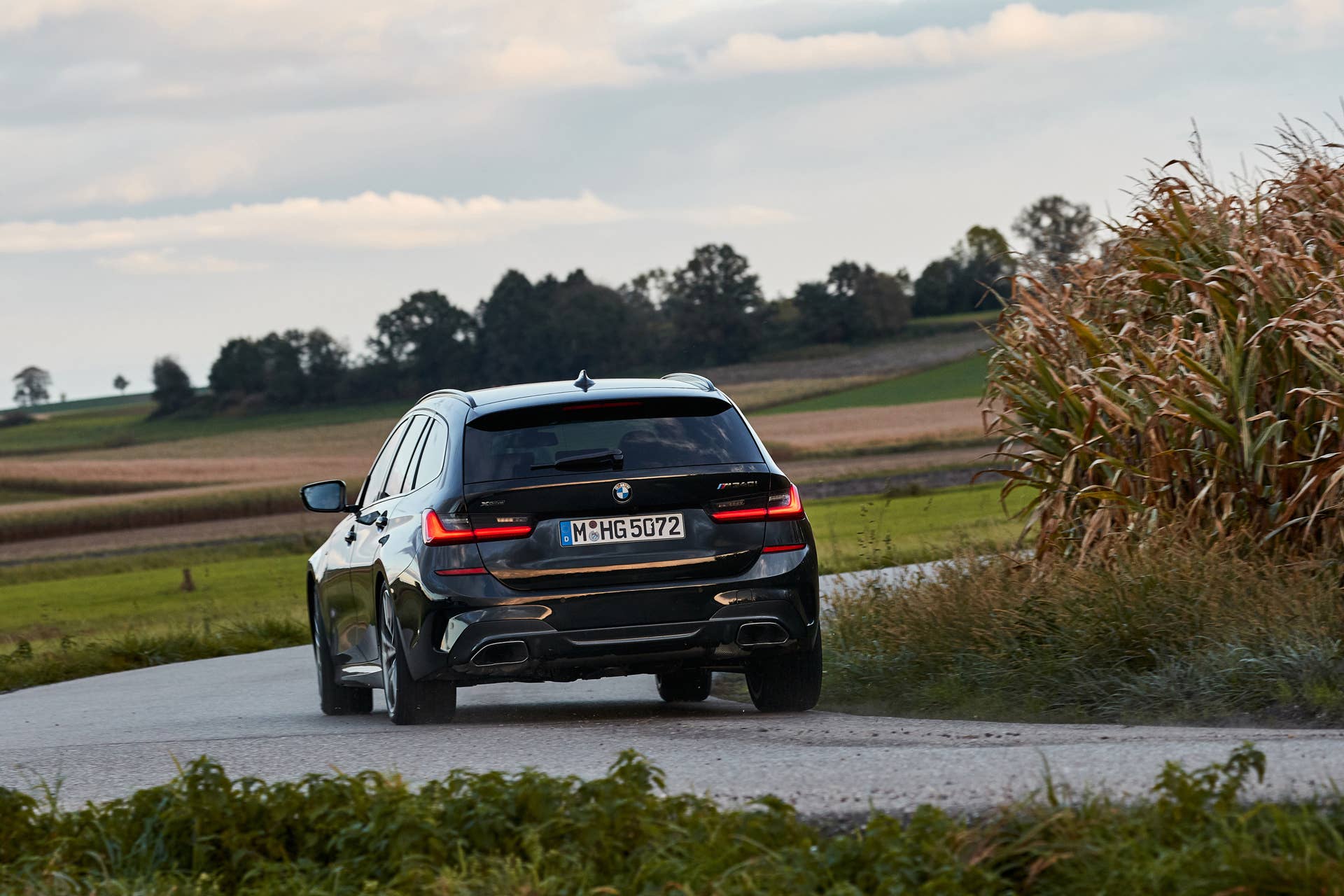 The M340i xDrive touring gets the same turbocharged inline-six with 374 hp and 369 lb-ft.
