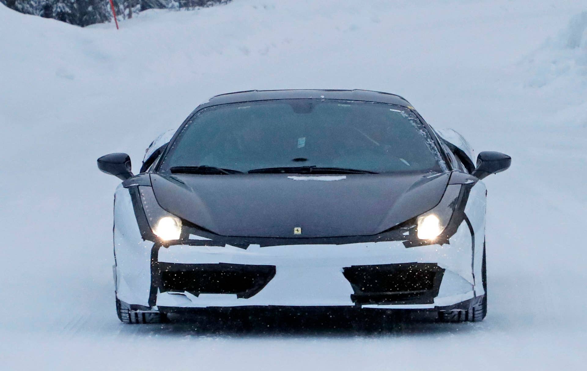 Ferrari Dino spy shot