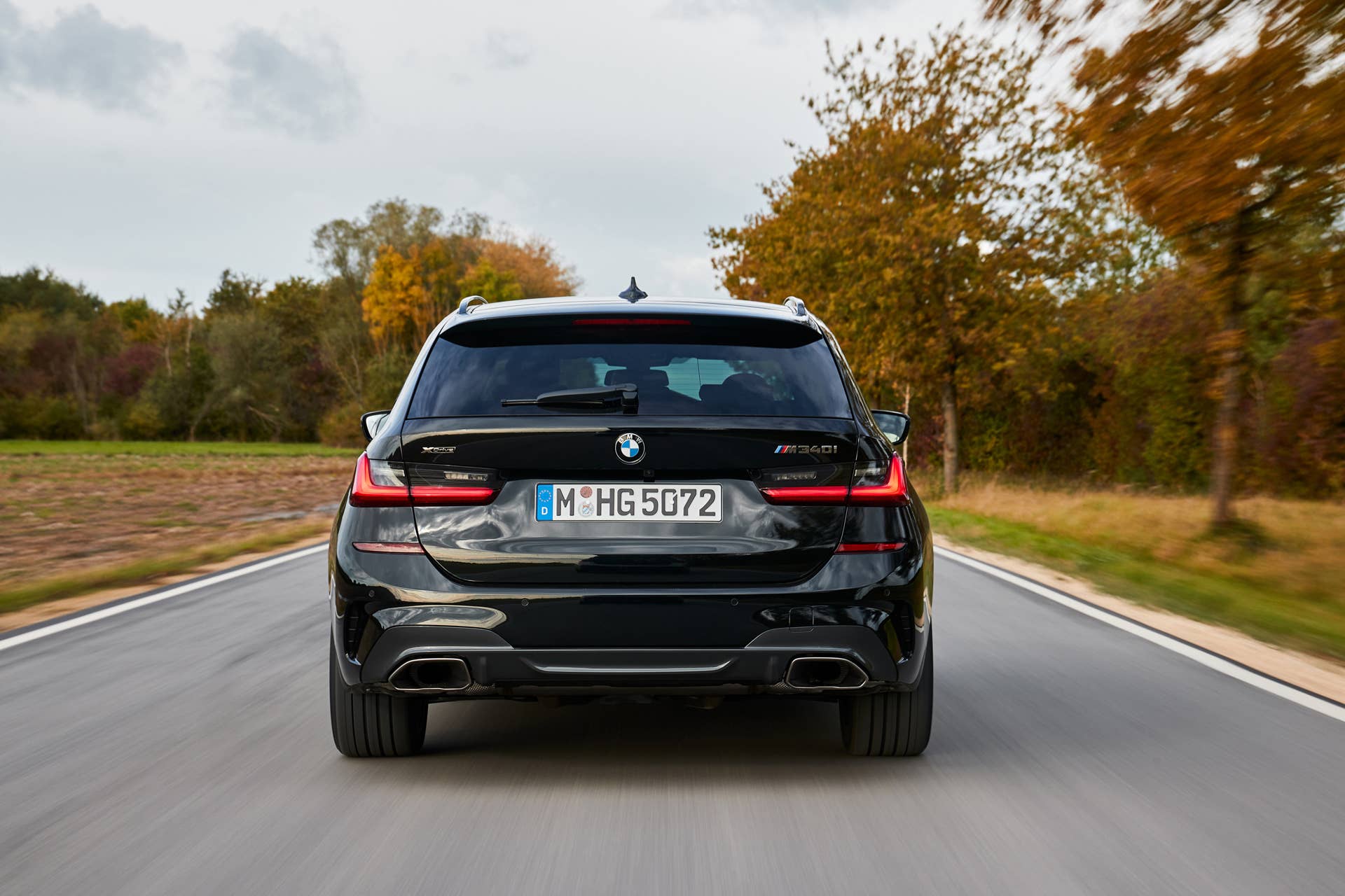 The M340i xDrive touring gets the same turbocharged inline-six with 374 hp and 369 lb-ft.