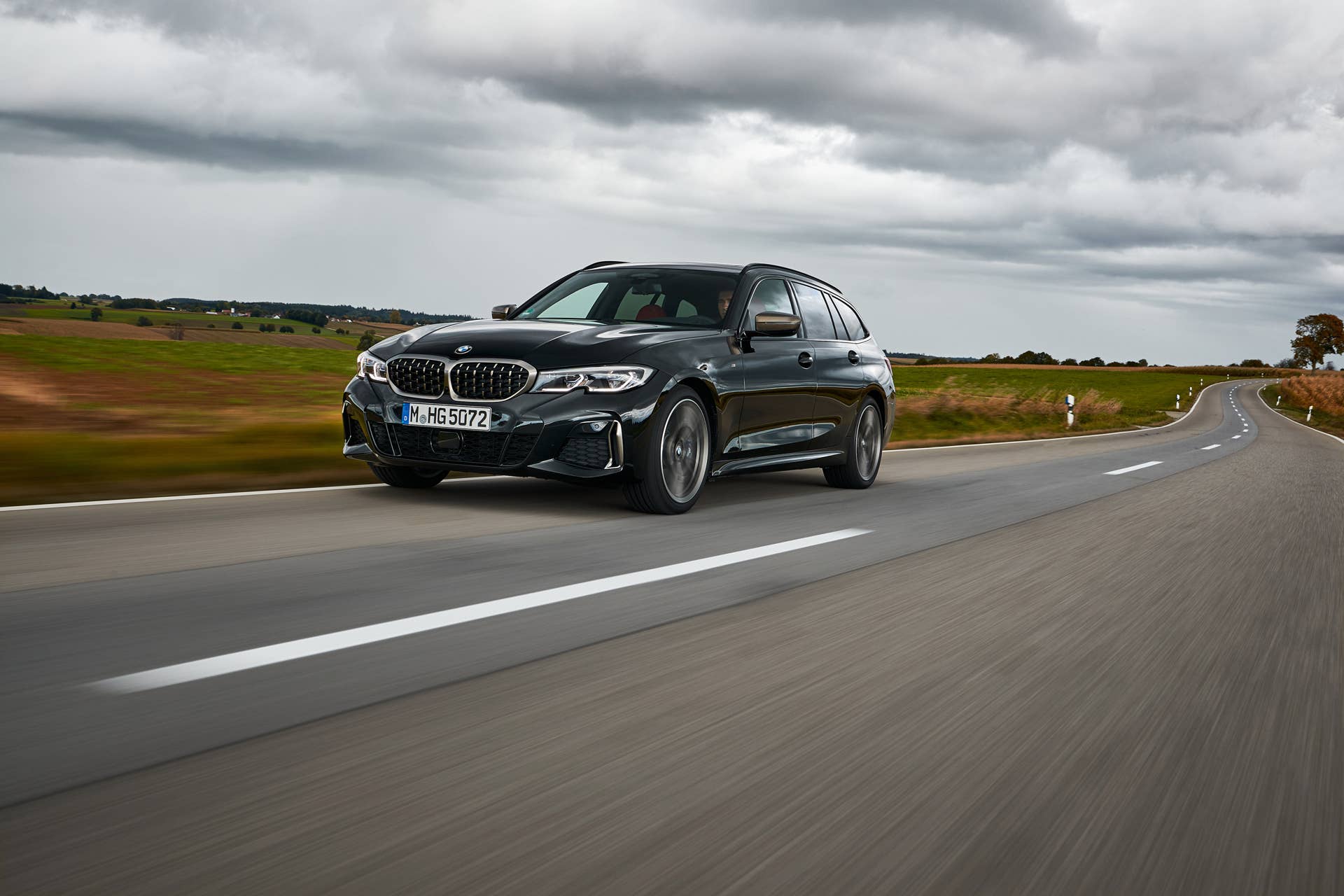 The M340i xDrive touring gets the same turbocharged inline-six with 374 hp and 369 lb-ft.