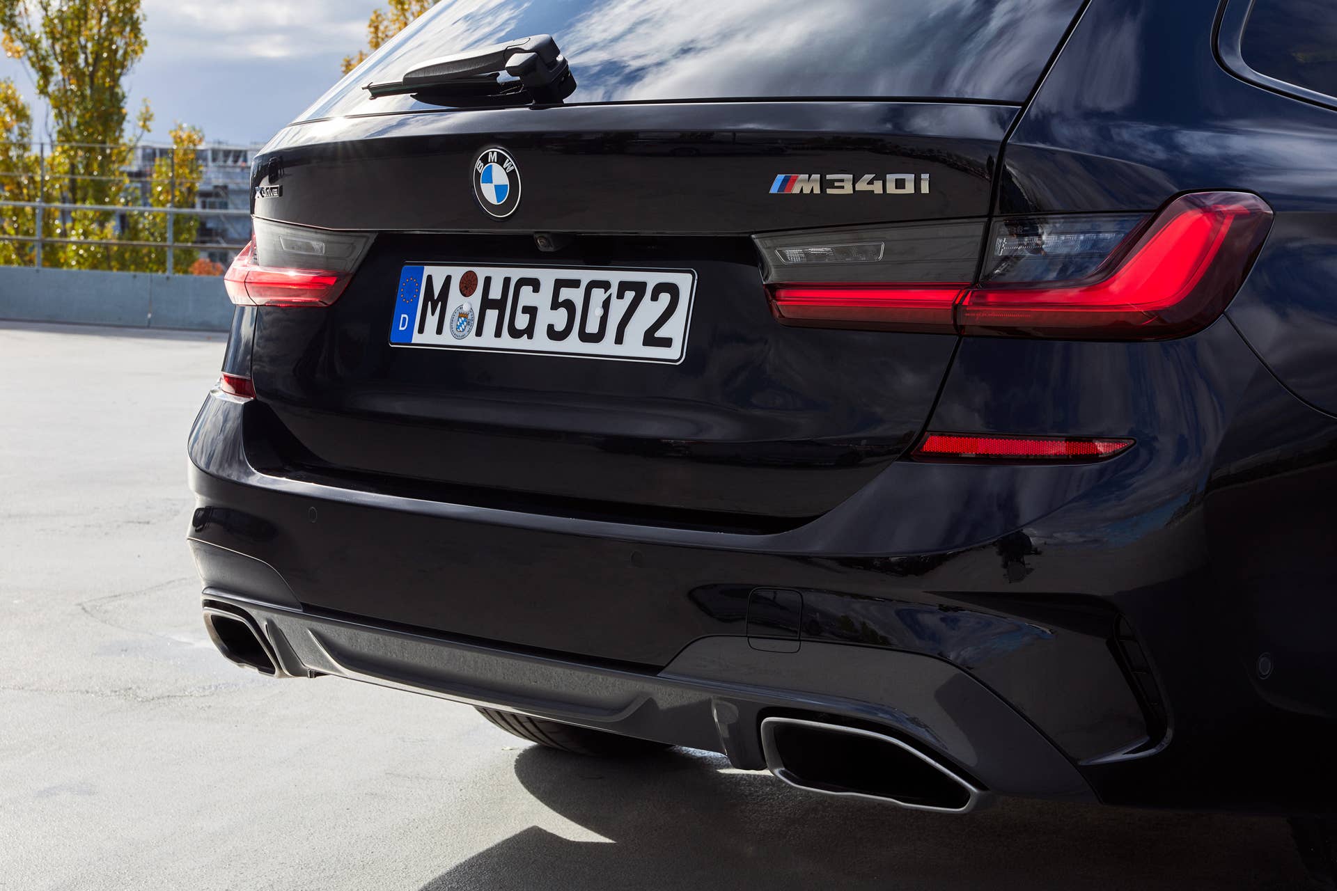The M340i xDrive touring gets the same turbocharged inline-six with 374 hp and 369 lb-ft.
