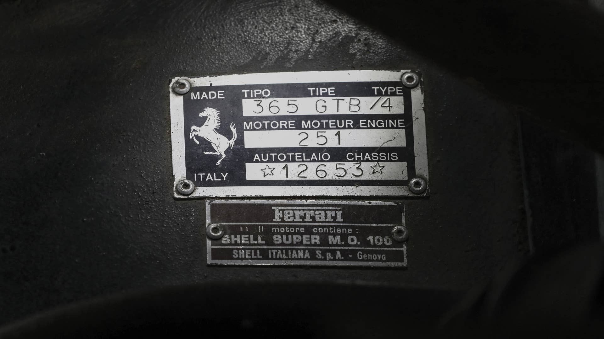 1969 Ferrari 365 GTB/4 Daytona Berlinetta Alloy