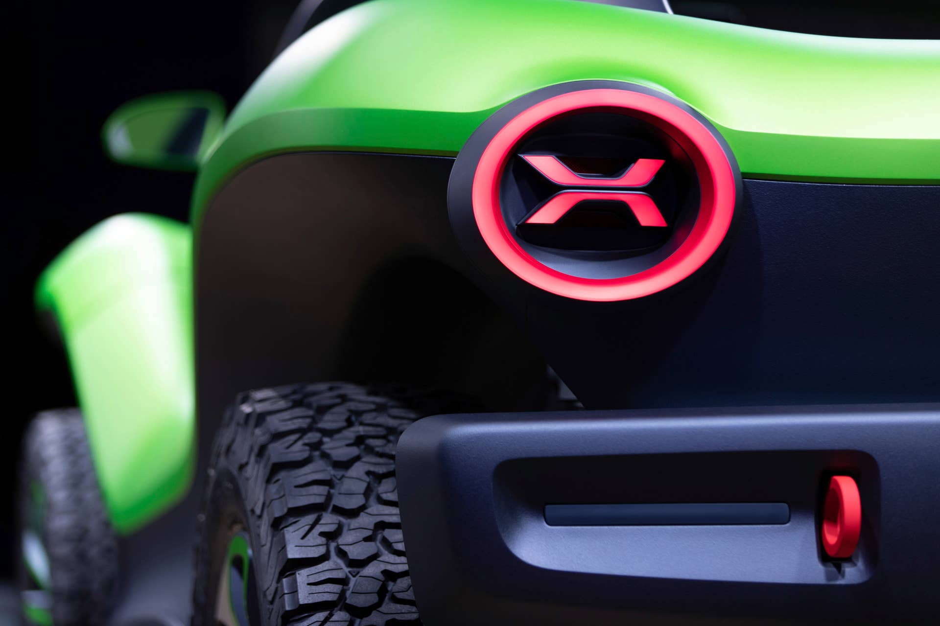 VW I.D. Buggy Concept in green