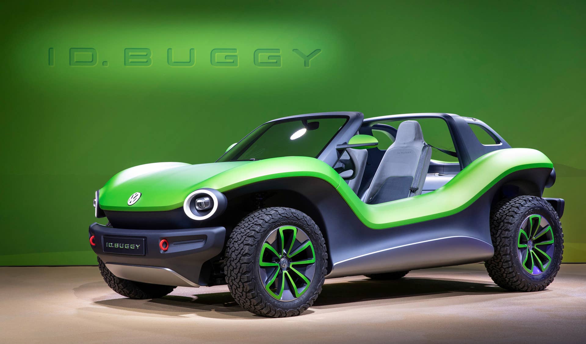 VW I.D. Buggy Concept in green