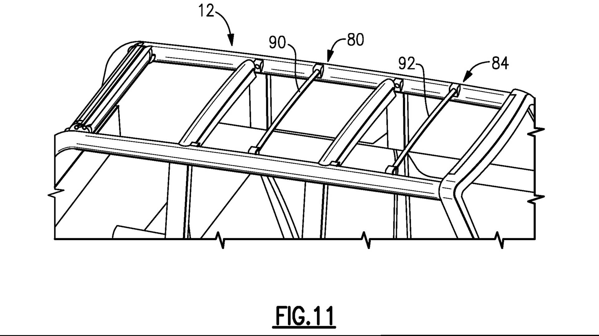 Ford Bronco Cloth Roof Patent