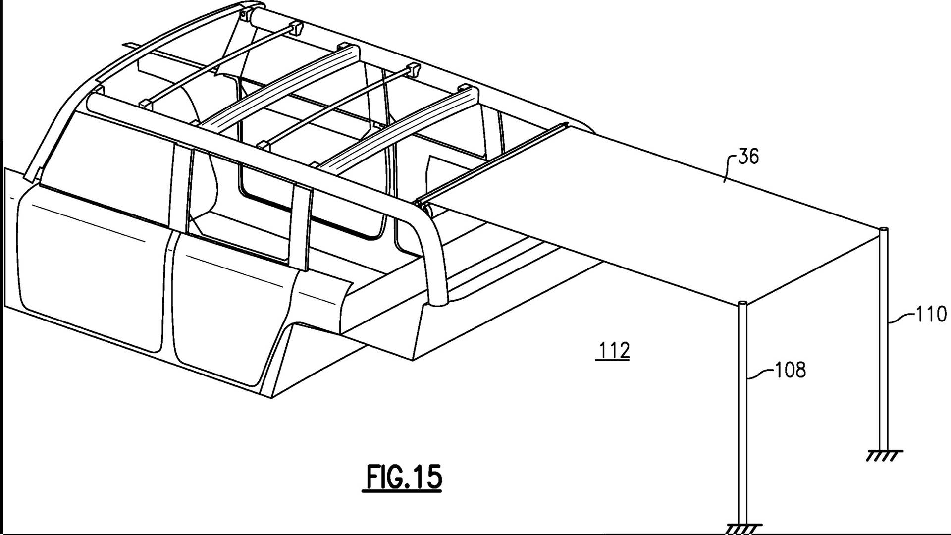 Ford Bronco Cloth Roof Patent