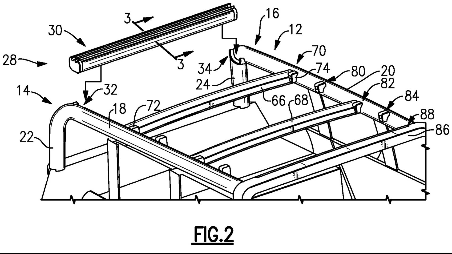 Ford Bronco Cloth Roof Patent