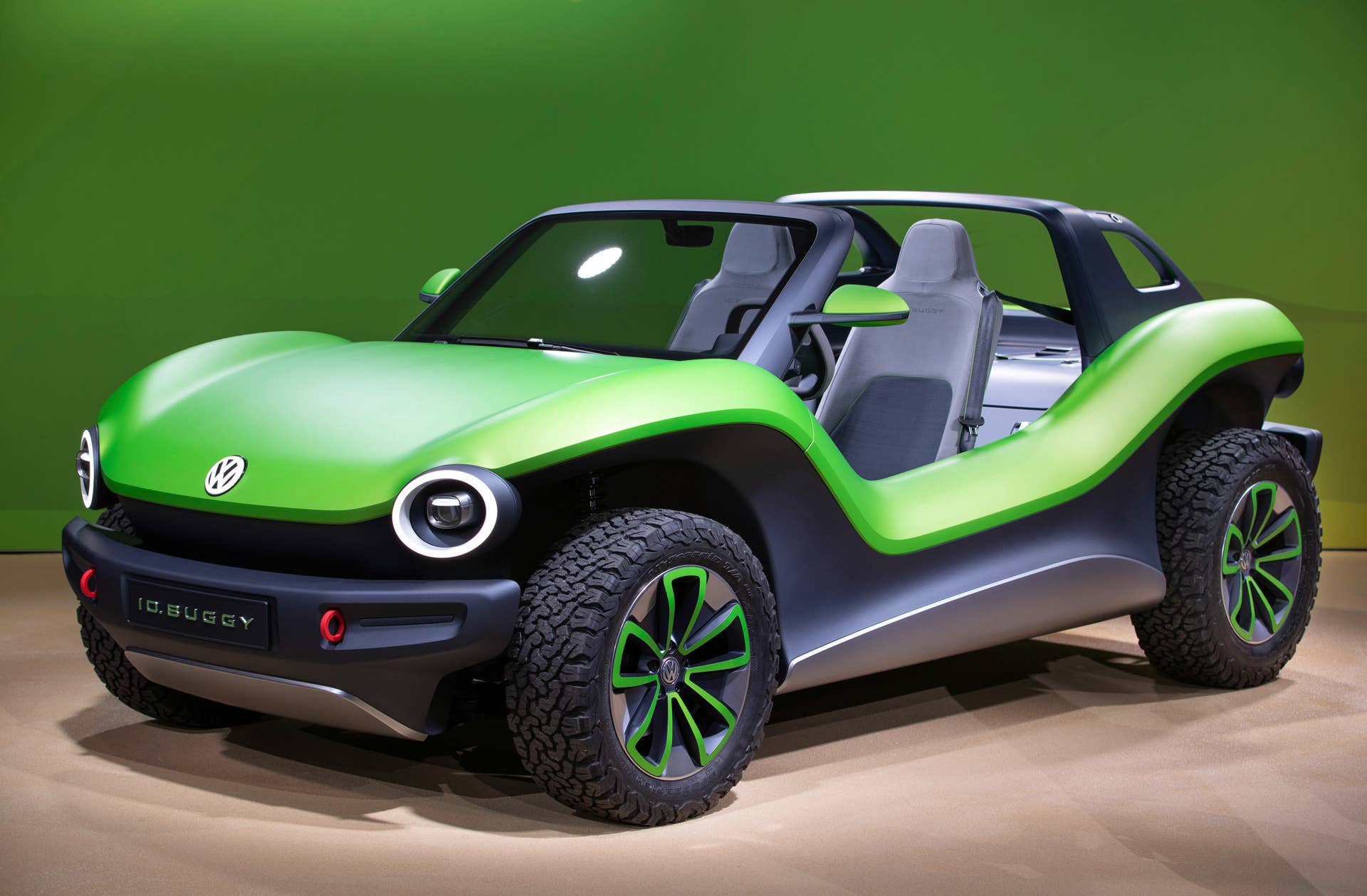 VW I.D. Buggy Concept in green