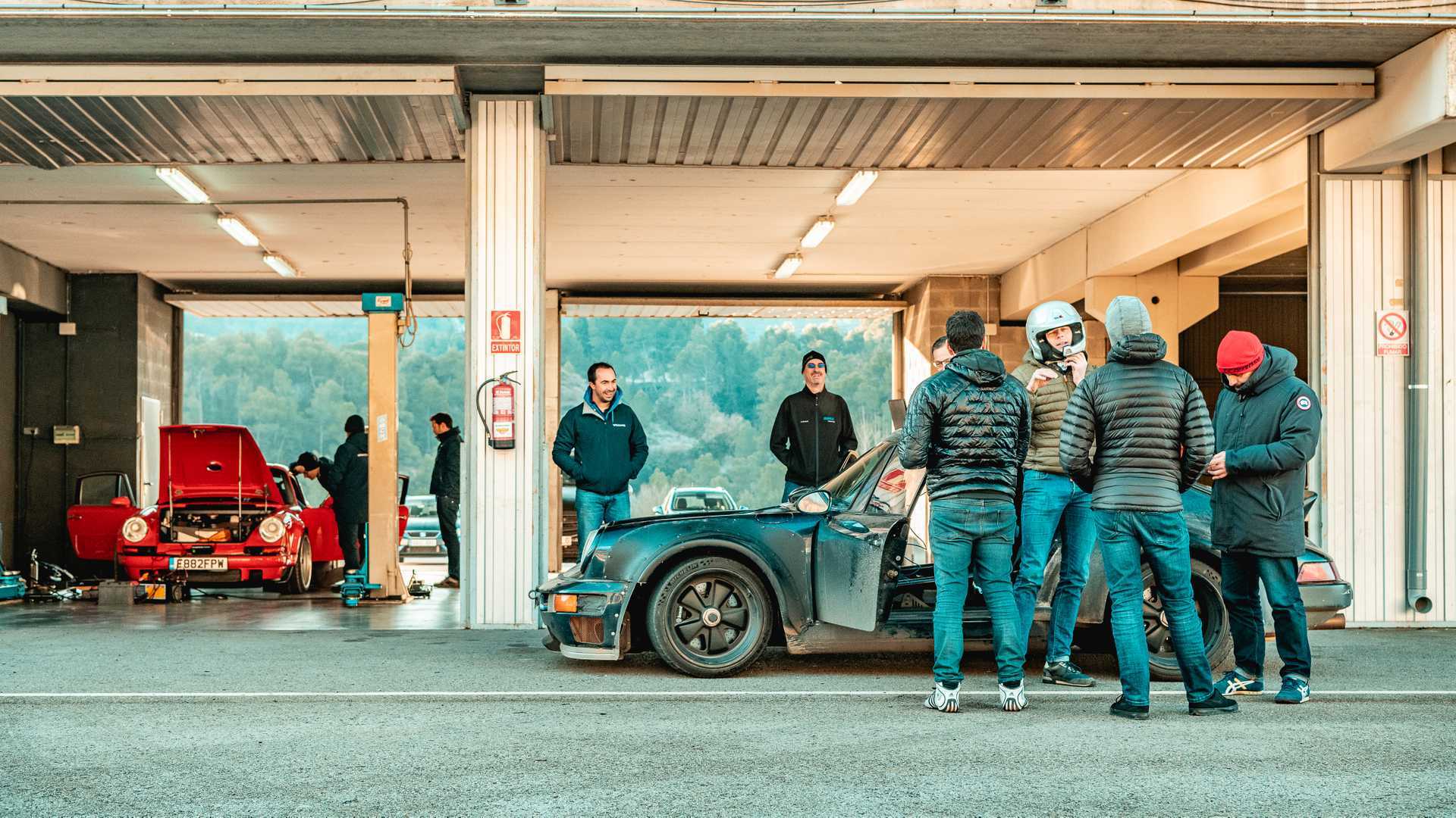 Singer Porsche 911s at Goodwood