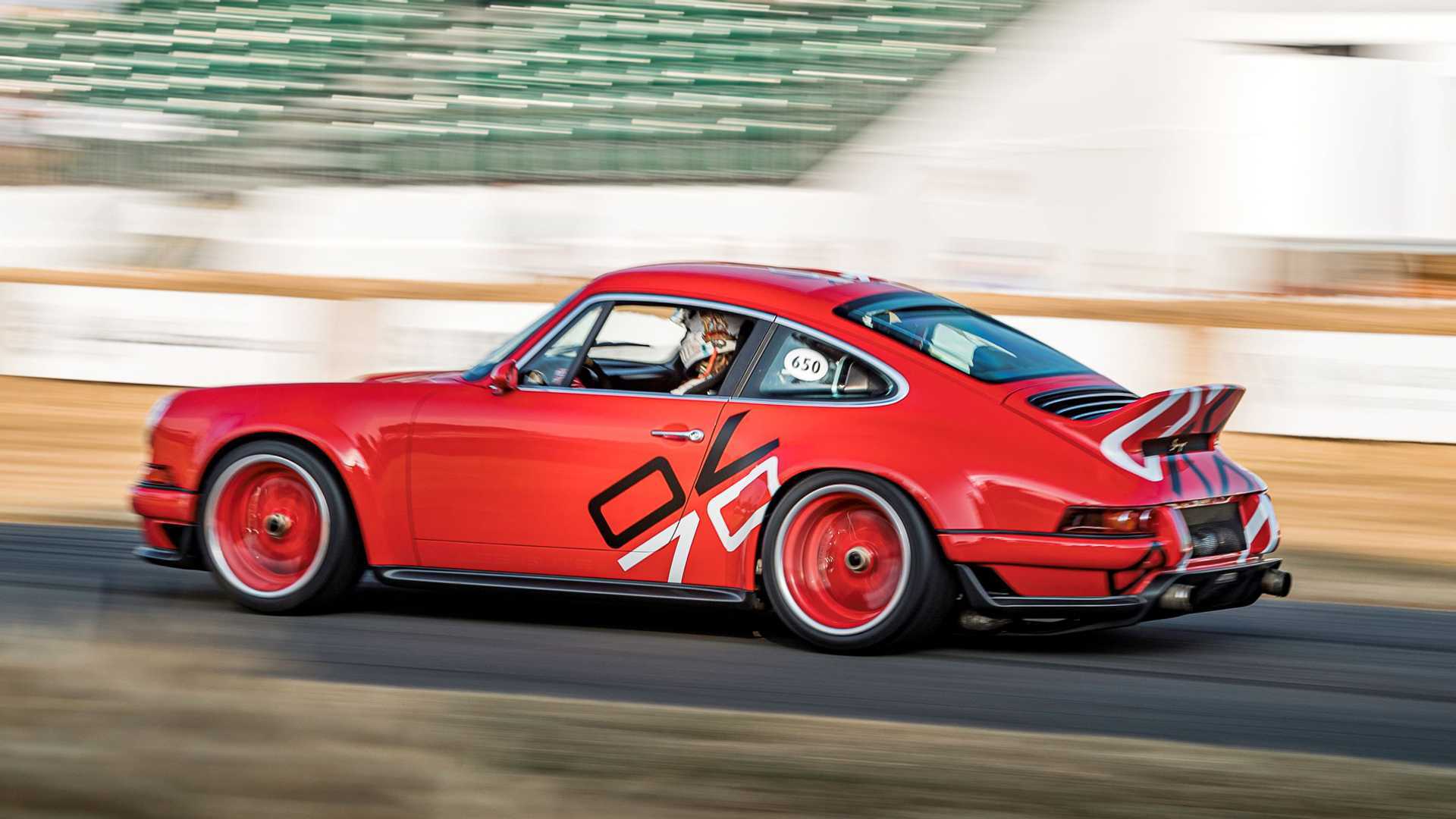 Singer Porsche 911s at Goodwood